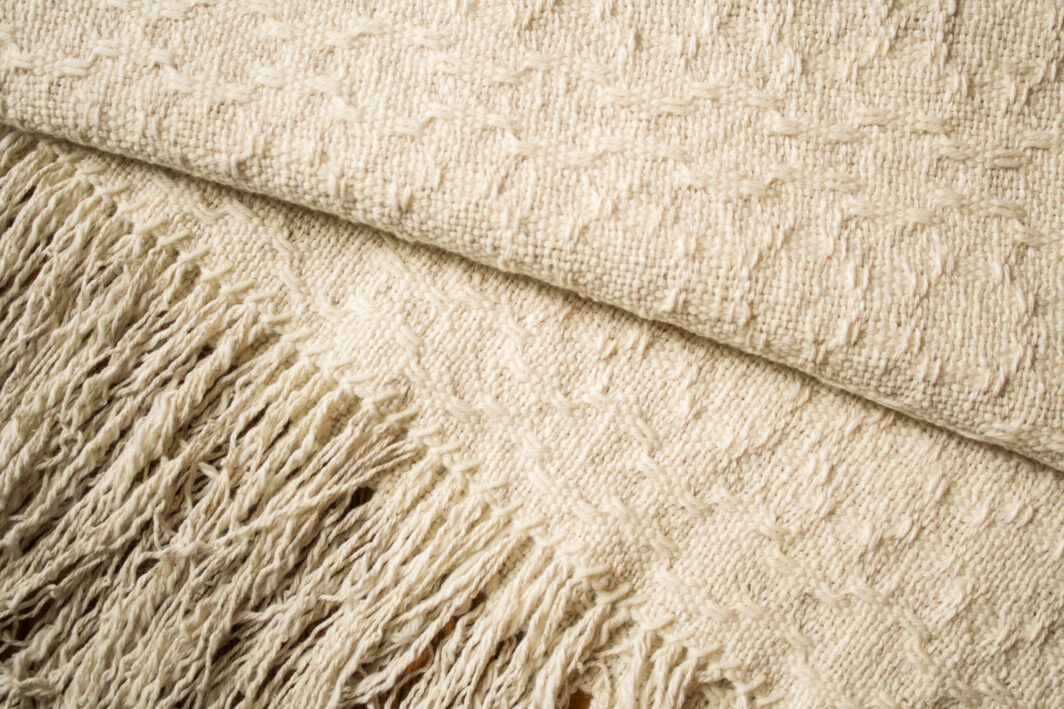 Ivory Ring Alpaca Shawl - Woven Wearables - Susan Balascio