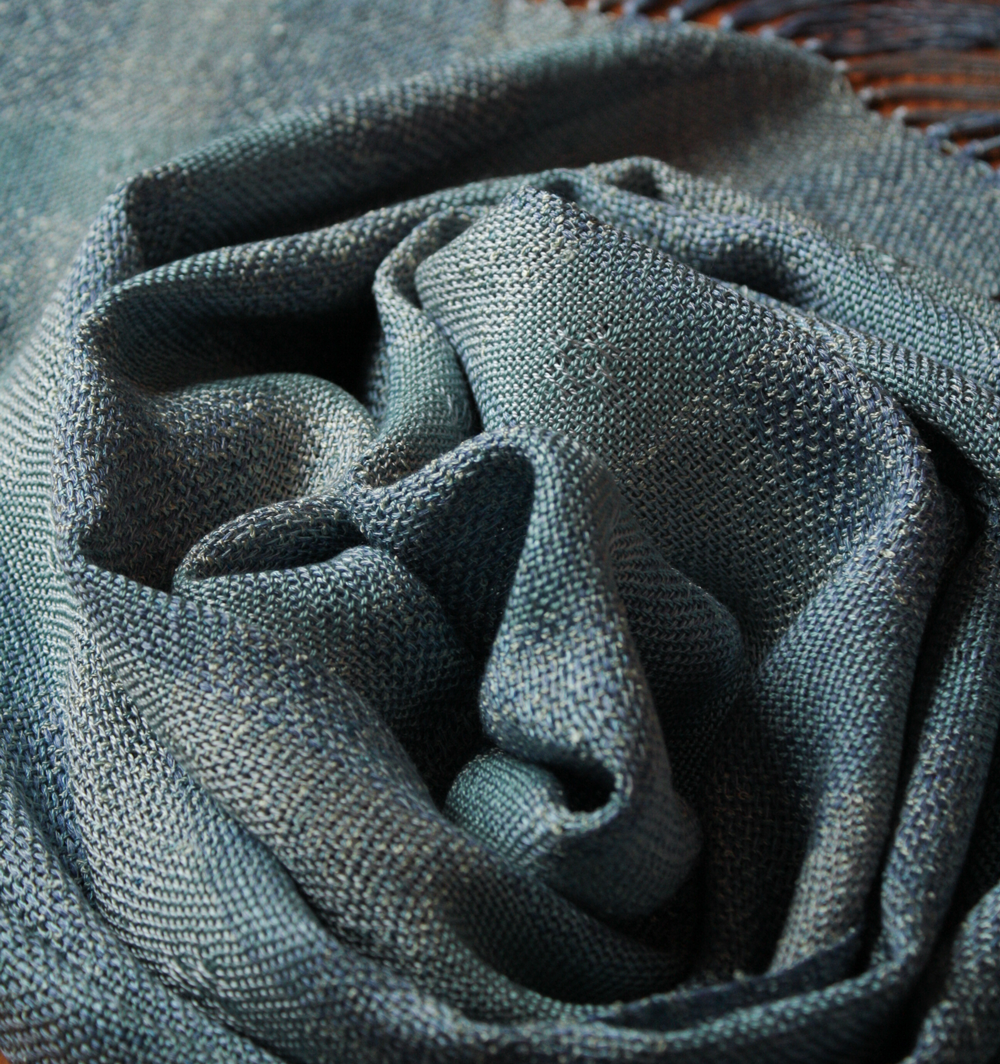 Blue Waters Scarf - Woven Wearables - Susan Balascio