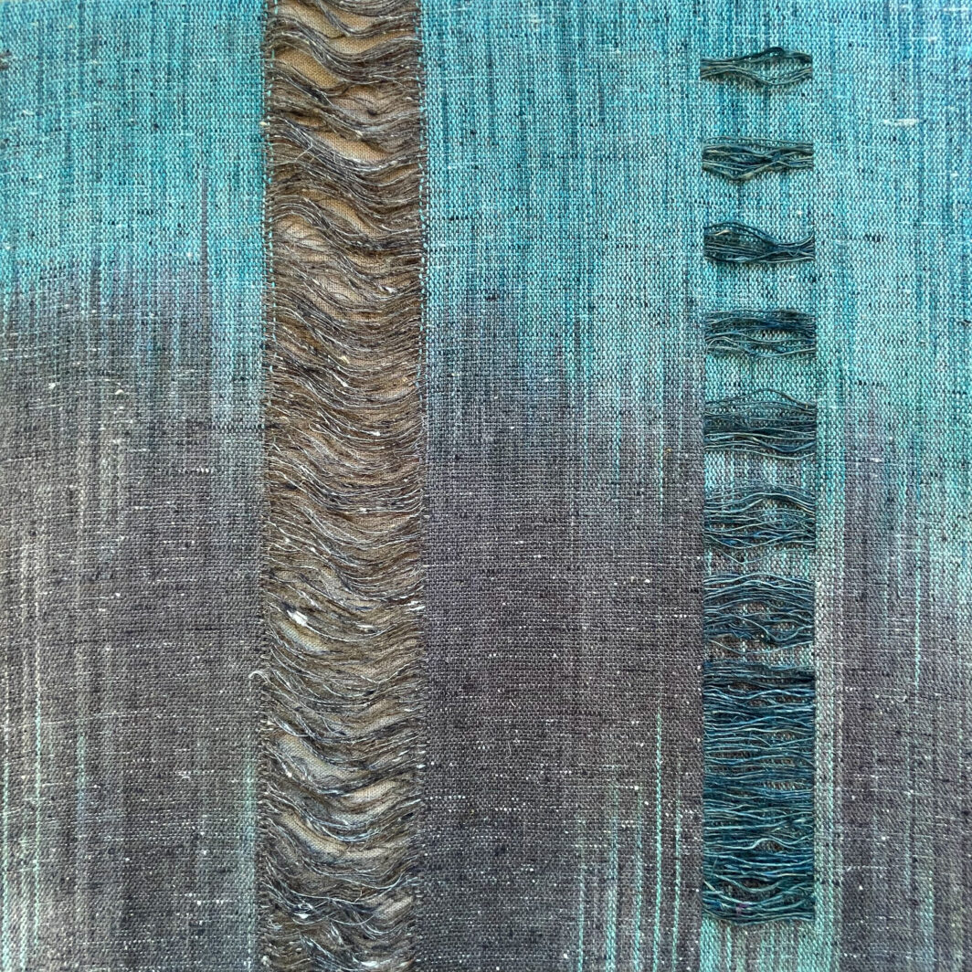 Isolated Waters III - Woven Artwork - Susan Balascio