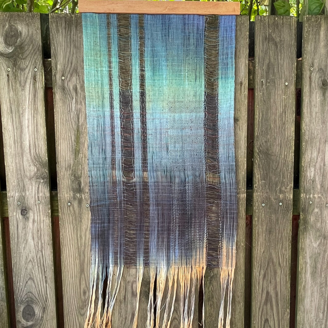 Open Waters I - woven artwork - Susan Balascio