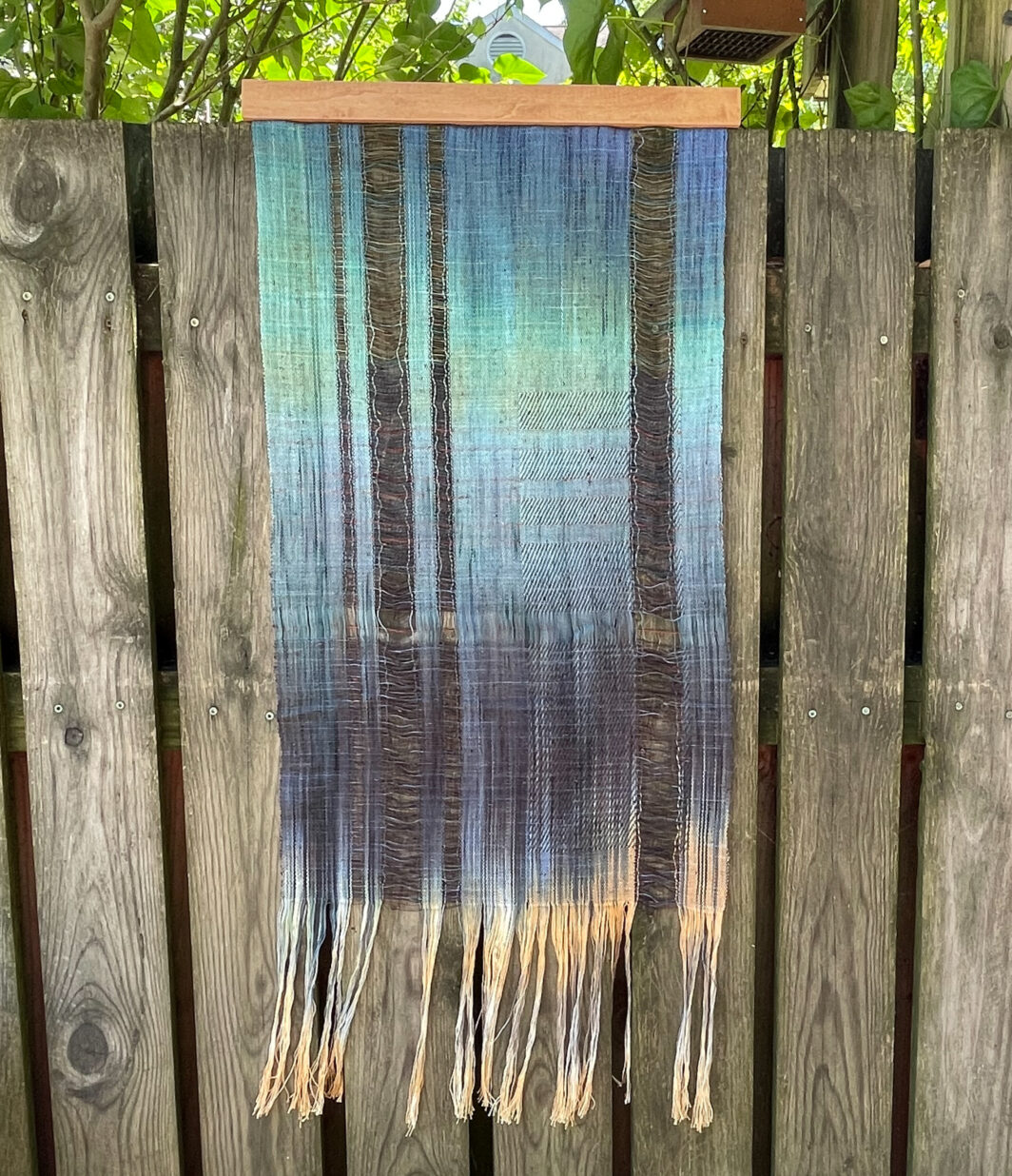 Open Waters I - woven artwork - Susan Balascio